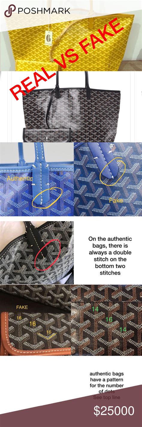 pochette goyard replica|Goyard bag vs real.